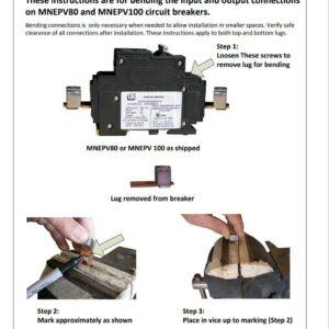 MidNite Solar MNEPV80 DIN Circuit Breaker 80A 150VDC