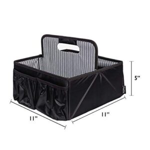 Baby Diaper Caddy and Car Organizer for Accessories: Large Portable Boy or Girl Nursery Storage Bin for Changing Table with Changing Pad: Baby Registry Shower Gift: Baby Stuff