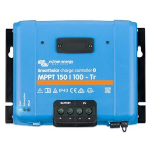 Victron Energy SmartSolar MPPT Tr 150V 100 amp 12/24/36/48-Volt Solar Charge Controller (Bluetooth)