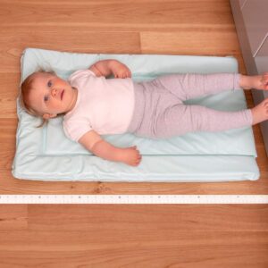 Measure Me! Baby Roll-up Door Frame Growth Height Chart for Children Kids Room - Little White One (inches)