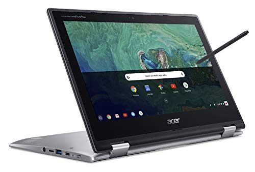 Acer Chromebook Spin 11 Convertible Laptop, Intel Celeron N3350, 11.6" HD Touch Display, 4GB DDR4, 32GB eMMC, 802.11ac WiFi, Wacom EMR Pen, CP311-1HN-C2DV