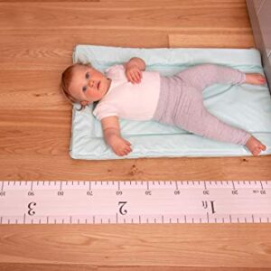 Measure Me! Baby Roll-up Growth Height Chart for Children Kids Room - Retro Ruler