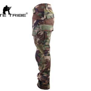 Emerson Airsoft Hunting Tactical Pants Combat Gen3 Pants with Knee Pads (US, Alpha, Large, Regular, Regular, Woodland)