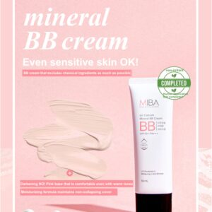 MIBA Ion Calcium Mineral BB Cream 50ml / 1.69 fl.oz Patent raw material mineral ion calcium. Thin but overwhelming coverage. Long lasting power. Excluding chemicals as much as possible