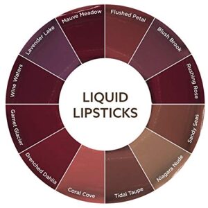 Burt's Bees 100% Natural Glossy Liquid Lipstick, Wine Waters, 1 Tube