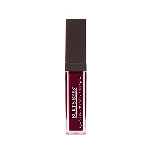 Burt's Bees 100% Natural Glossy Liquid Lipstick, Wine Waters, 1 Tube