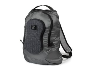 lexon peanut foldable light weight backpack (gun metal)