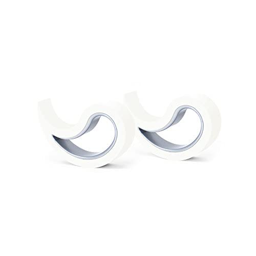 2-Pack Stoppy White Window Stopper - Door Stopper - Door Wedge - Door Hook - Window clamp