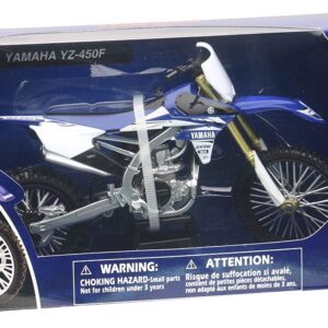 New-Ray Motorcycle Yamaha YZF 450 2017 Miniature Scale 1/12°, 57983, Multicolor