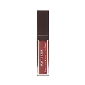 Burt's Bees 100% Natural Glossy Liquid Lipstick, Tidal Taupe, 1 Tube