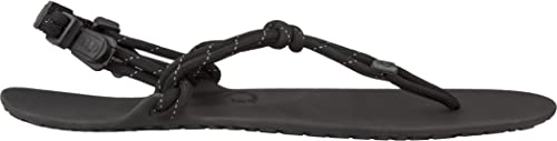 Xero Shoes Genesis Sandals for Women — Women's Lightweight Footwear, Packable Sandal, Travel-Friendly — Black, Size 9