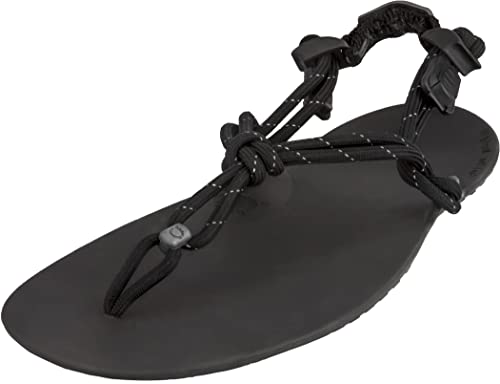 Xero Shoes Genesis Sandals for Women — Women's Lightweight Footwear, Packable Sandal, Travel-Friendly — Black, Size 9