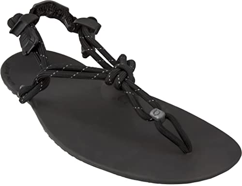 Xero Shoes Genesis Sandals for Women — Women's Lightweight Footwear, Packable Sandal, Travel-Friendly — Black, Size 9