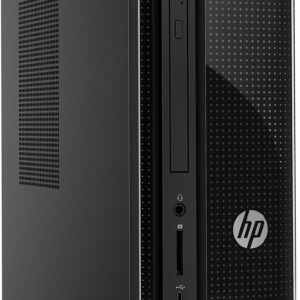 HP Slimline 270-p033w Desktop Tower, Intel Celeron G3930 CPU, 4GB RAM, 500GB HDD Windows 10