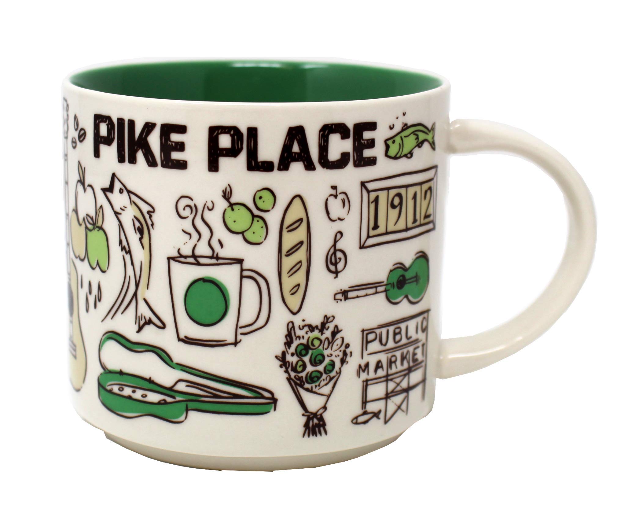 Starbucks Been There Series - Pike Place Market Mug, 14 Fl Oz