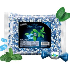 Colombina Breath Mints Delicate Drops - Over 660 Individually Wrapped Breath Savers Mini Mints in Bulk Bag for Long-Lasting Freshness and Convenience (2.2 lbs)