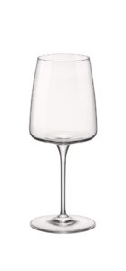 bormioli rocco planeo 12.75 oz. white wine glasses, clear, set of 4
