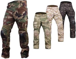 emerson airsoft hunting tactical pants combat gen3 pants with knee pads (us, alpha, large, regular, regular, wolf gray)