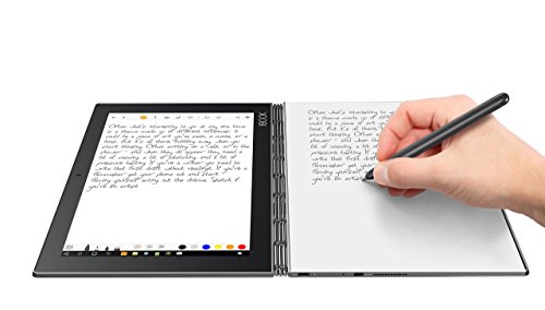 Lenovo Yoga Book - FHD 10.1in Android Tablet - 2 in 1 Tablet (Intel Atom x5-Z8550 Processor, 4GB RAM, 64GB SSD), Gunmetal, ZA0V0035US (Pen Not Included) (Renewed)