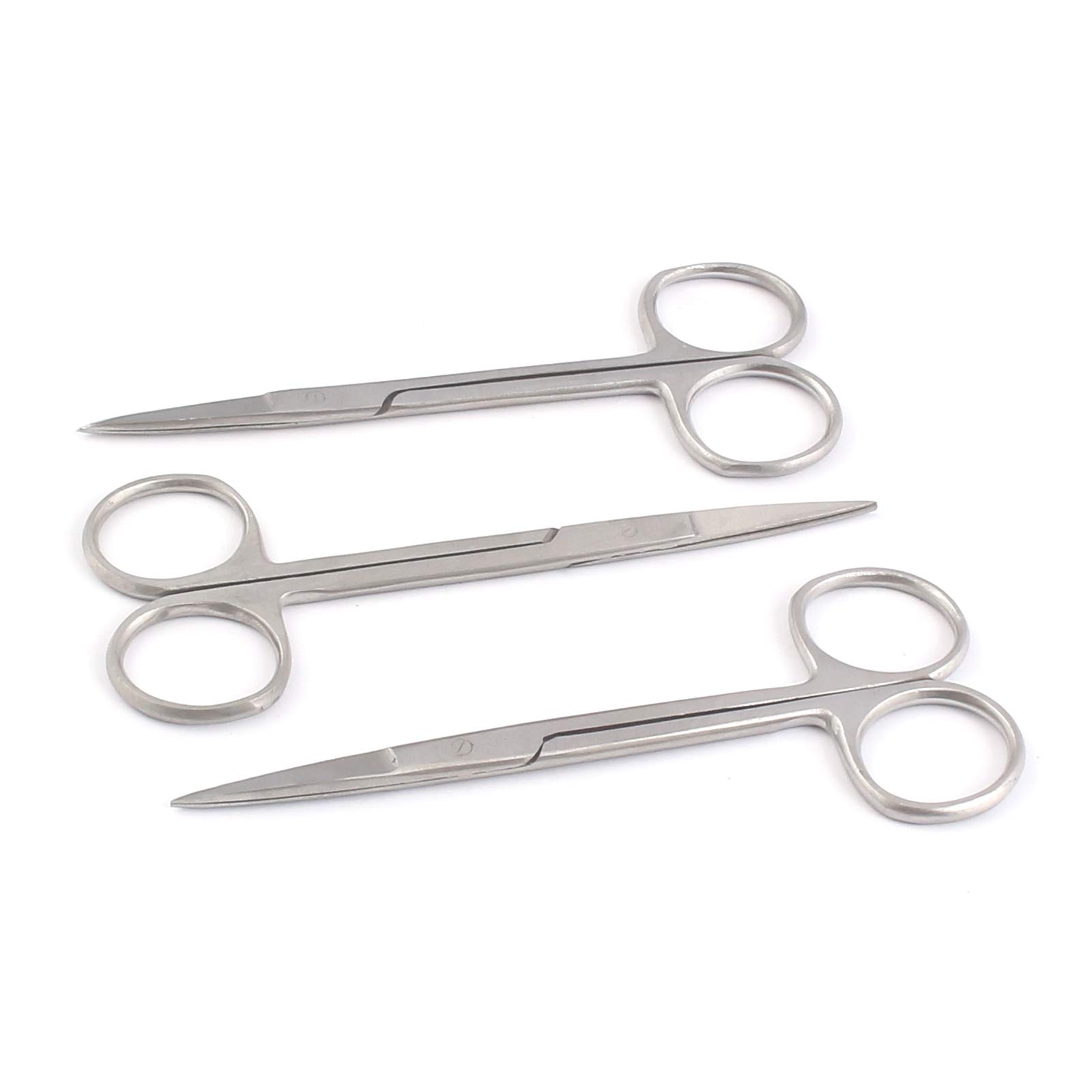 DDP Set of 3 IRIS Scissors 4 1/2" Straight Stainless Steel