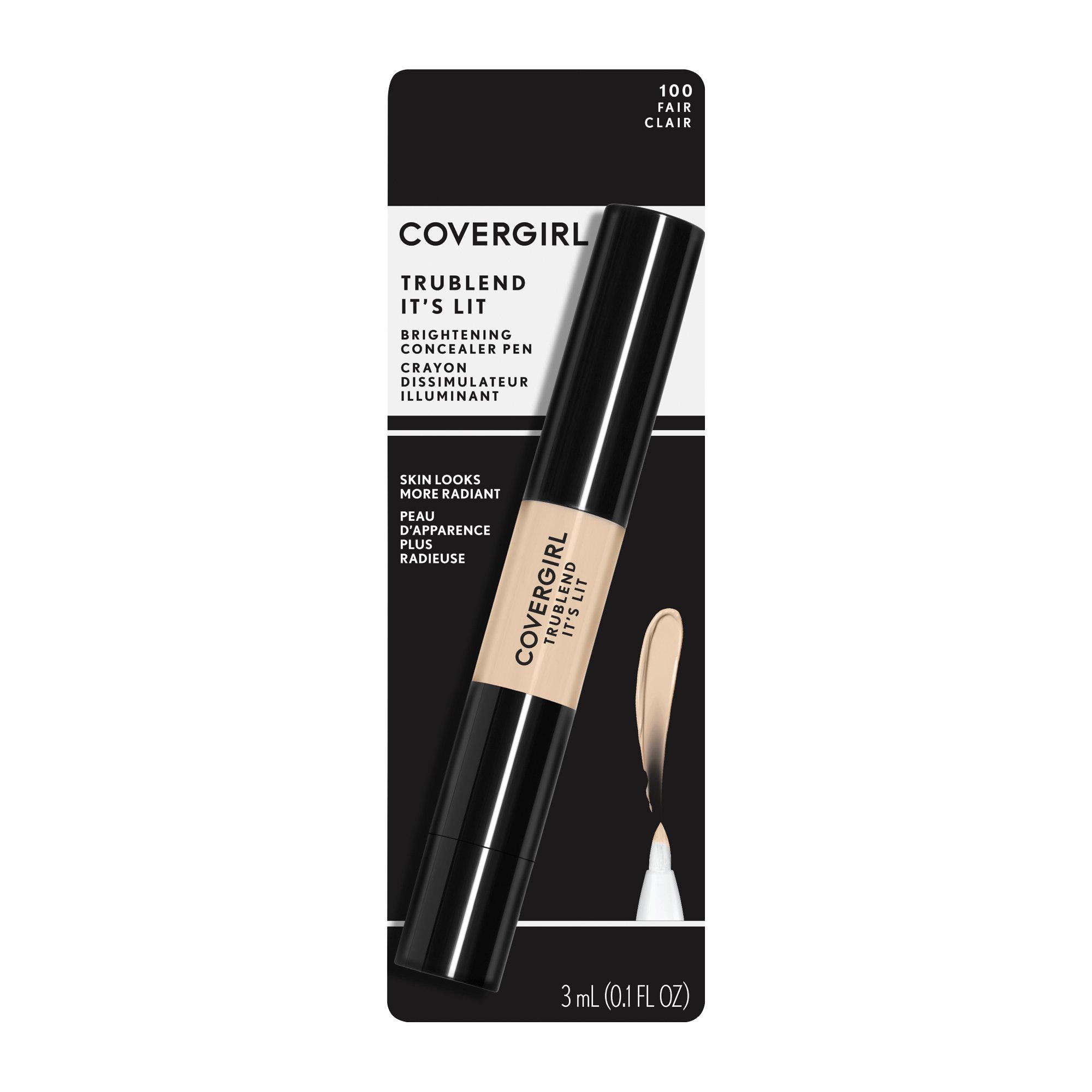 COVERGIRL Trublend It's Lit Concealer, Fair L0-l2, 0.10 Ounce