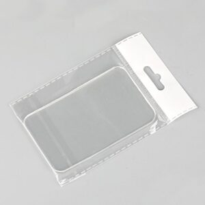 4Pcs Clear Silicone False Eyelash Holder Pads for Eyelash Extensions Tools 3.54'' x 2''