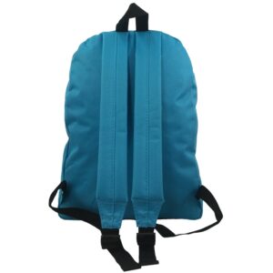 K-Cliffs 40pcs Bulk Classic Backpack 16in Basic Bookbag Case Lot Simple School Bag Assorted Colors