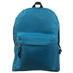 K-Cliffs 40pcs Bulk Classic Backpack 16in Basic Bookbag Case Lot Simple School Bag Assorted Colors