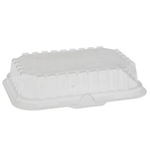 Pactiv Clearview TrayMates Shallow Rectangle Tray Lid For 2S Foam Tray, Clear | 252/Case
