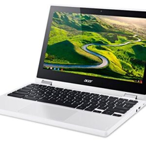 Acer Newest R11 11.6" Convertible 2-in-1 HD IPS Touchscreen Chromebook - Intel Quad-Core Celeron N3150 1.6GHz, 4GB RAM, 32GB SSD, 802.11AC, Bluetooth, HD Webcam, HDMI, USB 3.0, 10-Hour Battery