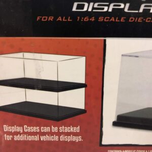 Acrylic Display Show Case with Plastic Base for 1/64 Scale Model Cars by Greenlight 55025