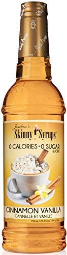 Jordan's Skinny Syrups New Favorites Collection - Caramel Pecan, Cinnamon Vanilla, Vanilla Caramel Creme