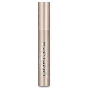 bareMinerals Lashtopia Mega Volume Mineral-Based Black Mascara, Volumizes Eyelashes, Nourishing + Conditioning, Smudge + Clump-Resistant, Vegan