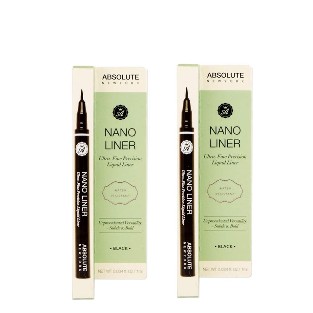 (Pack of 2) Absolute New York Liquid Liner Nano with Eyebrow Shaver