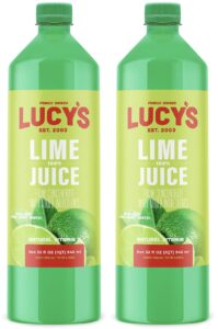 lucy’s family owned - 100% lime juice, 32 oz. bottle (pack of 2)