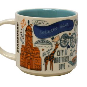 Starbucks Been There Series Philadelphia Ceramic Mug, 14 Oz