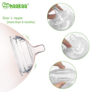 haakaa Manual Breastpump Breast Milk Saver Gen 3 Multi-Functional Breastfeeding Set 8oz/250ml