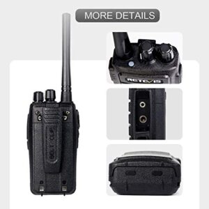 Case of 10,Retevis RT21 Two-Way Radios Rechargeable Long Range Walkie Talkies Hand Free 16CH Business 2 Way Radios, Wall Charger Base, 1100mAh Battery