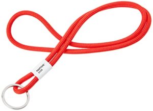 copenhagen design pantone key chain l, long key hanger, nylon, red, 2035 c