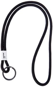 copenhagen design pantone key chain l, long key hanger, nylon, black 419 c
