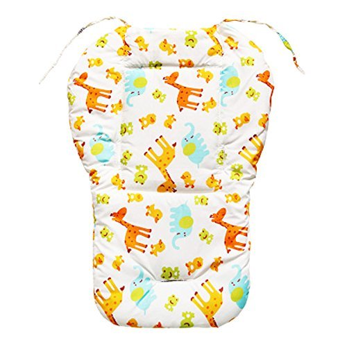 Twoworld Baby High Chair Seat Cushion Liner Mat Pad Cover Animal Breathable