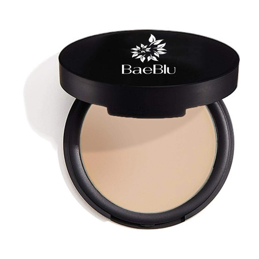 BaeBlu Organic Setting Powder, Extend Makeup Wear Time, Minimize Oil and Pores, Sheer Medium