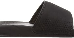 Reef Men's Sandals, Reef One Slide, Black, 7