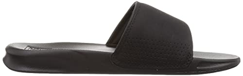 Reef Men's Sandals, Reef One Slide, Black, 7