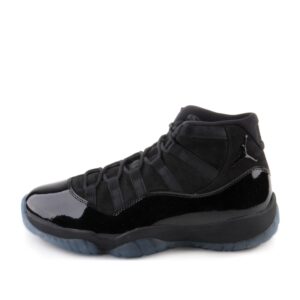 Jordan Mens Air Jordan 11 Retro 378037 005 Cap & Gown - Size 10 Black/Black/Black