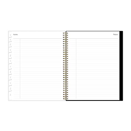 Blue Sky 2024 Weekly and Monthly Appointment Book and Planner, 8.5" x 11", Frosted Cover, Wirebound, Sheridan Black (137277-24)