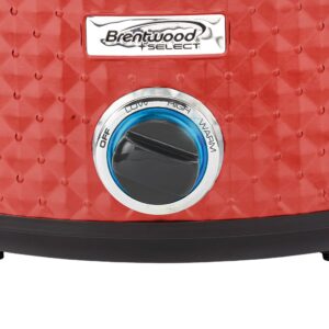 Brentwood Select Slow Cooker, 7 Quart, Red