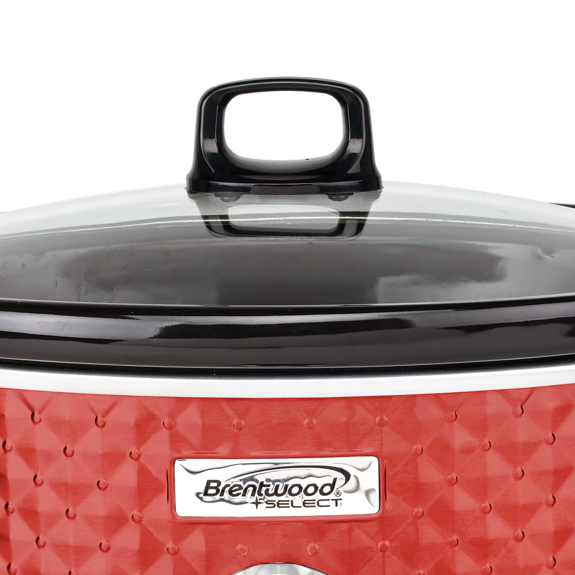 Brentwood Select Slow Cooker, 7 Quart, Red