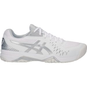 ASICS Men's Gel-Challenger 12 Tennis Shoes, 10.5, White/Silver