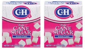 c&h pure sugar cane cubes, 16 oz (pack of 2)